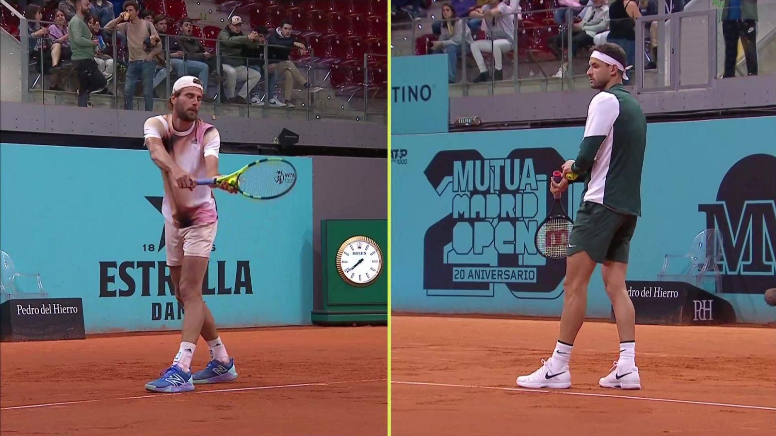 Tenis - ATP Mutua Madrid Open 2022: G. Dimitrov - M. Cressy - ver ahora