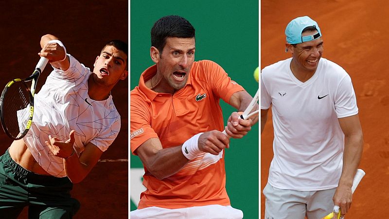 El Mutua Madrid Open se prepara para el debut de Alcaraz, Djokovic y Nadal            