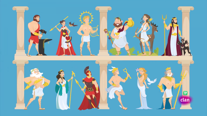 CIENCIAS SOCIALES - Los dioses del Olimpo