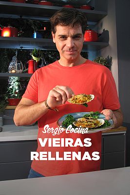 Sergio cocina - Vieiras rellenas al Albariño