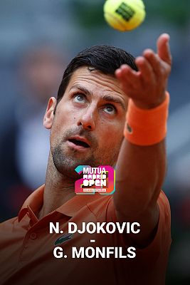 Tenis - ATP Mutua Madrid Open 2022: N. Djokovic - G. Monfils