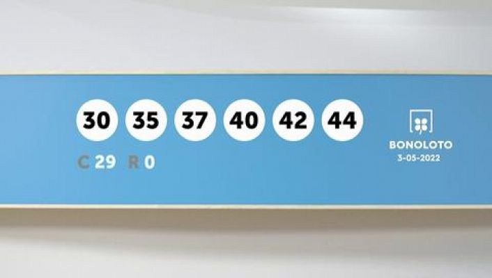 SELAE - Sorteo de la Lotería Bonoloto y Euromillones del 03/05/2022