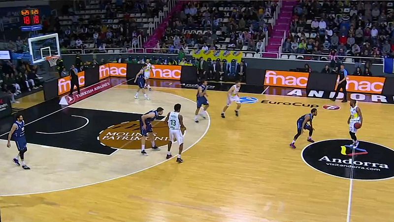 Baloncesto - 7Days Eurocup. Semifinal: Morabanc Andorra - Frutti Extra Bursaspor - ver ahora