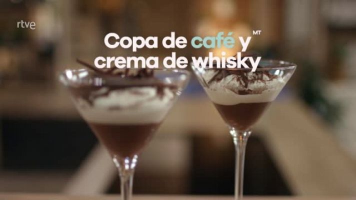 Receta de copa de café y crema de whisky