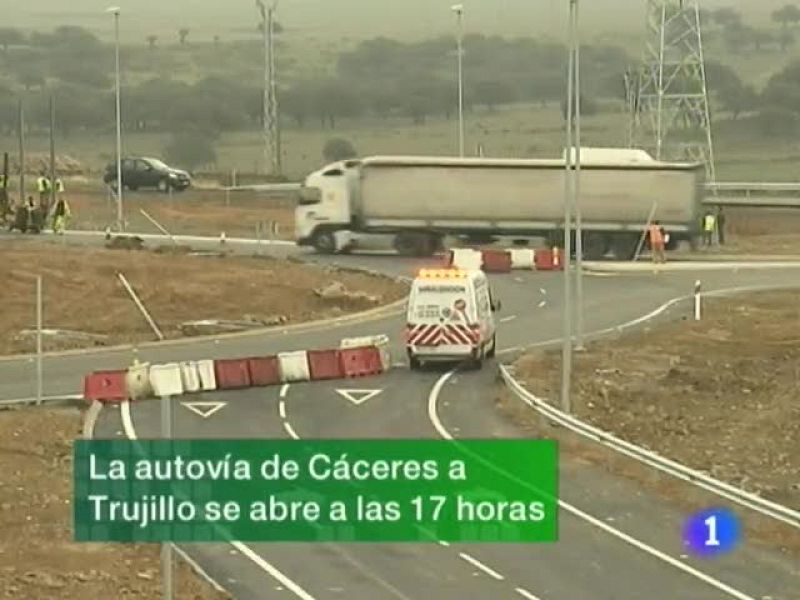  Noticias de Extremadura. Informativo Territorial de Extremadura. (18/12/09)