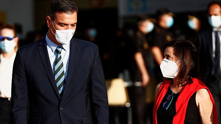 Telediario 1 - Aumenta la presión sobre el Gobierno por Pegasus: el PP le acusa de "debilitar" al Estado y Unidas Podemos pide dimisiones