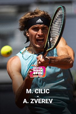 ATP Mutua Madrid Open 2022: M. Cilic - A. Zverev