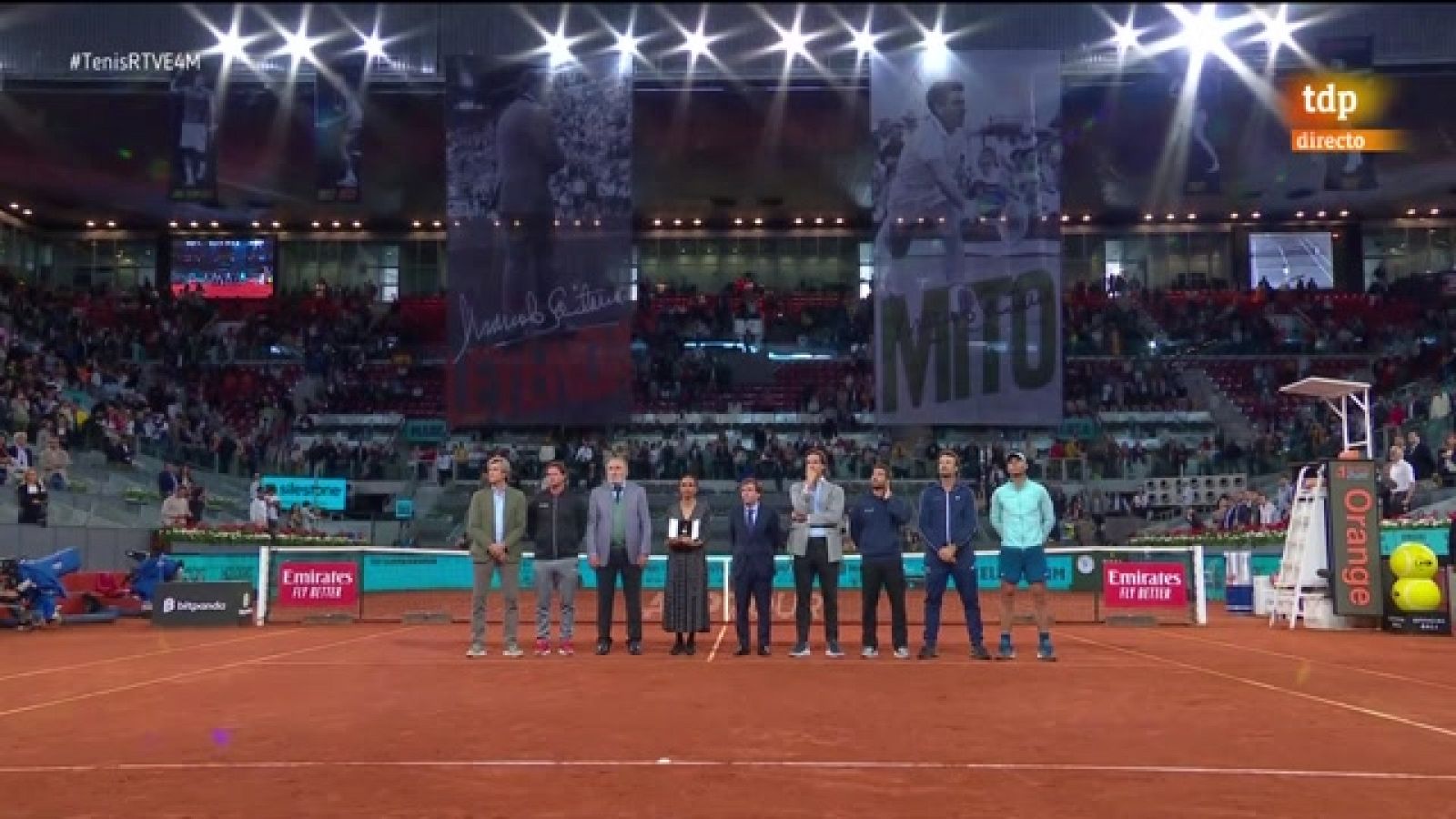Madrid Open 2022: homenaje a Manolo Santana - Tenis | Ver