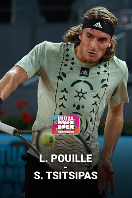 ATP Mutua Madrid Open 2022: L. Pouille - S. Tsitsipas