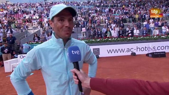 Tenis - Rafa Nadal: "Nunca tendríamos que haber llegado a un final de partido así"