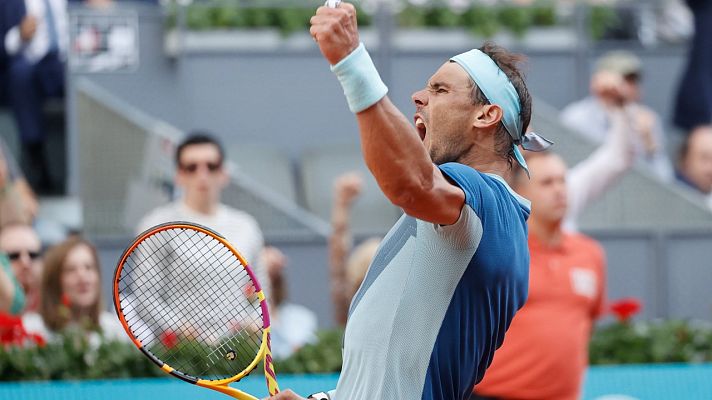 Rafa Nadal gana a David Goffin en los octavos del Mutua Madrid Open