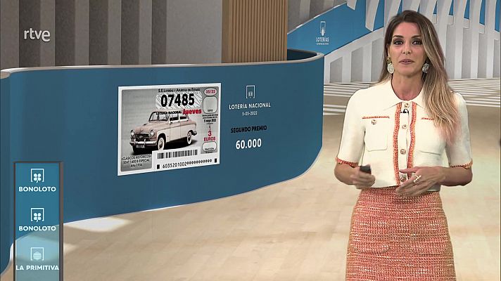 Loterías - Sorteo de la Lotería Nacional, Bonoloto, Primitiva y Jóker del 05/05/2022