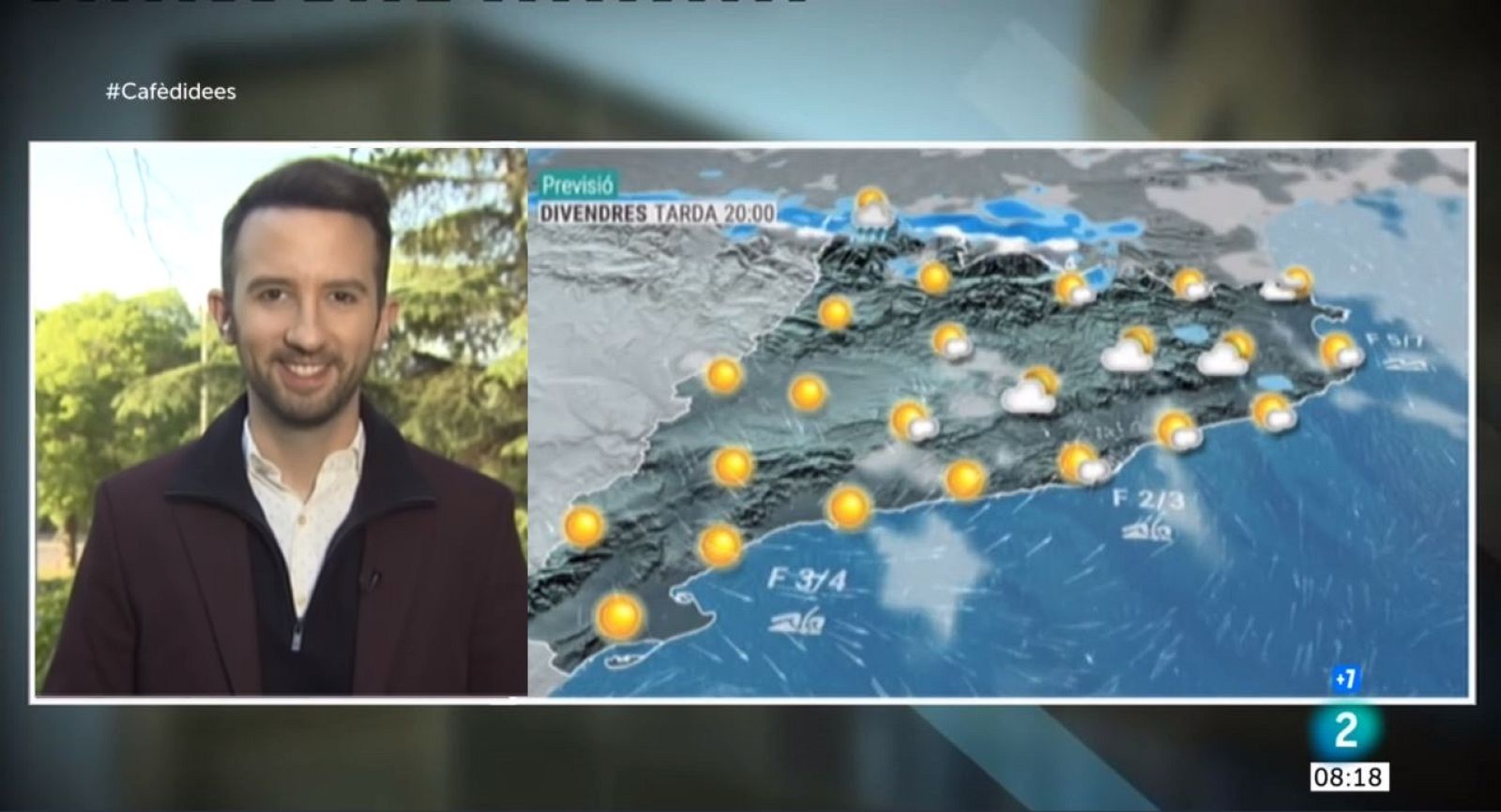 El Temps (06/05/2022) - Avui tindrem sol, alguns núvols prims, nuvolades de tarda i ruixats febles a la cara nord del Pirineu. Ambient més càlid i vent als dos extrems.