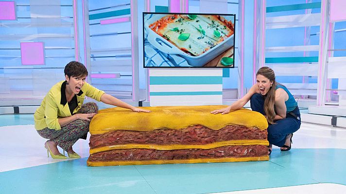 Saber vivir - Lasaña de calabacín con boloñesa vegetariana