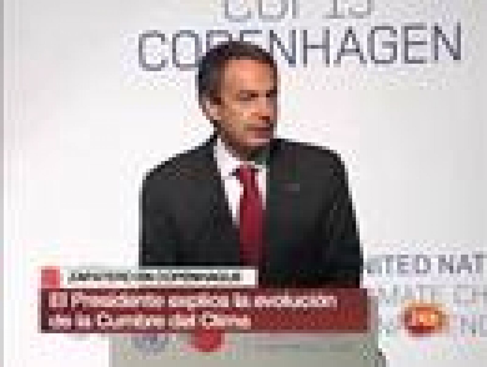 Rueda de prensa de Zapatero en la Cumbre de Copenhague | Ver