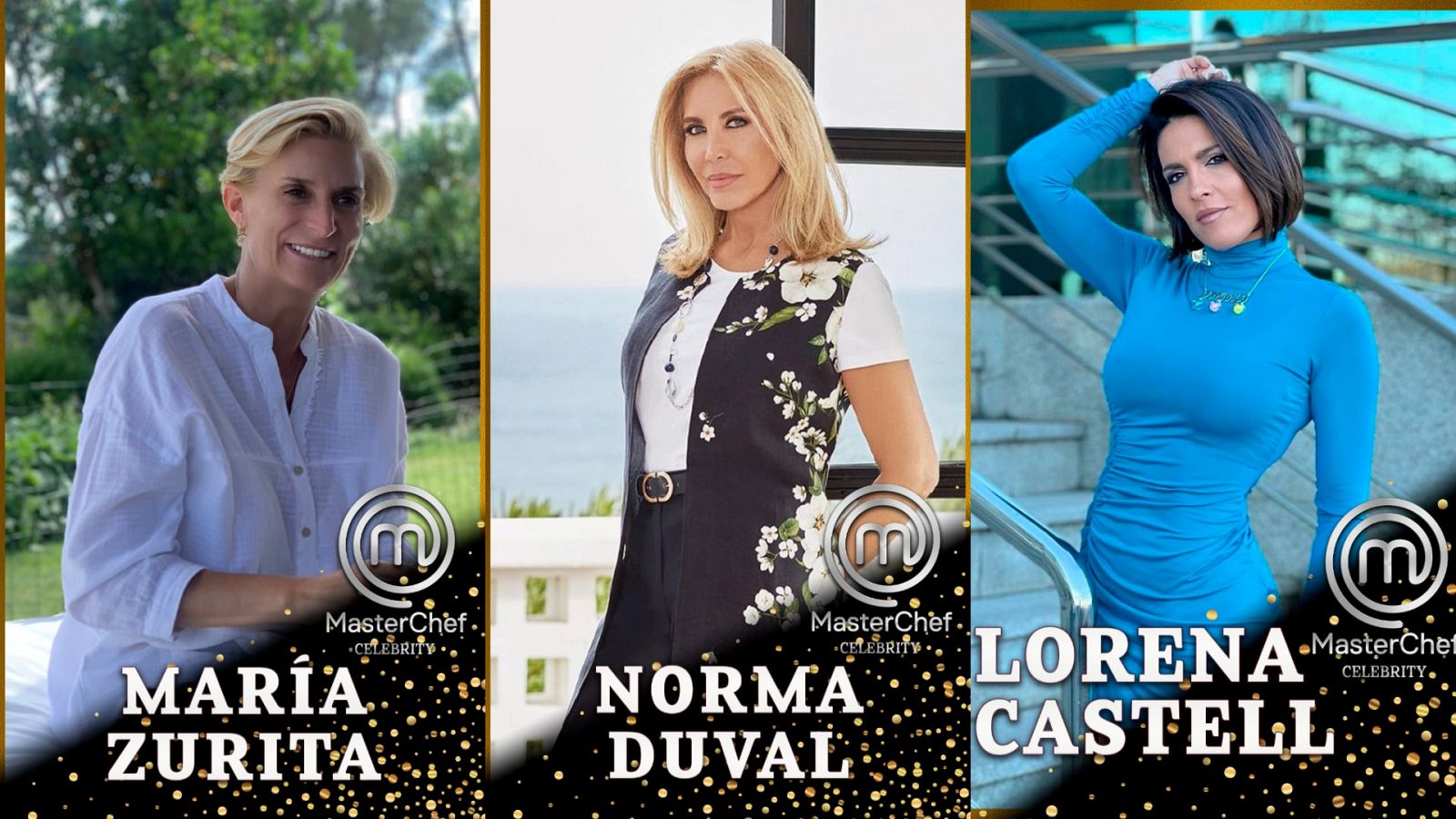 Lorena Castell, Norma Duval y María Zurita en MasterChef Celebrity