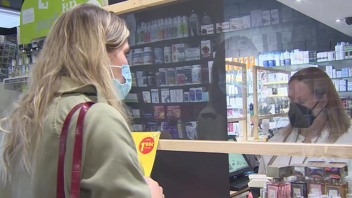 Telediario 1 - Vuelven a crecer las ventas de test de antígenos