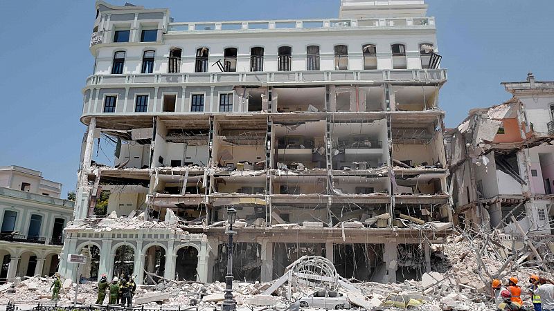 Una turista española, entre las víctimas del derrumbe en el hotel de La Habana