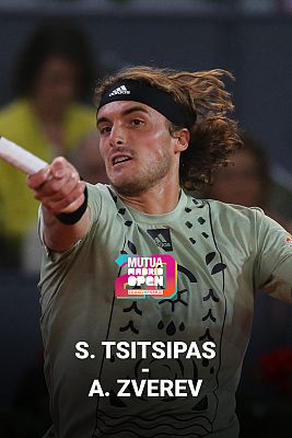 ATP Mutua Madrid Open 2022. 2ª Semifinal: Tsitsipas - Zverev