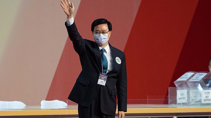 Telediario Fin de Semana - El expolicía John Lee, elegido nuevo líder de Hong Kong sin otros candidatos y con el beneplácito de Pekín