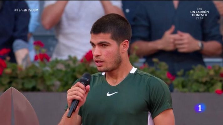 Tenis - Mutua Madrid Open 2022 | Alcaraz: "He sentido un cariño brutal en Madrid"