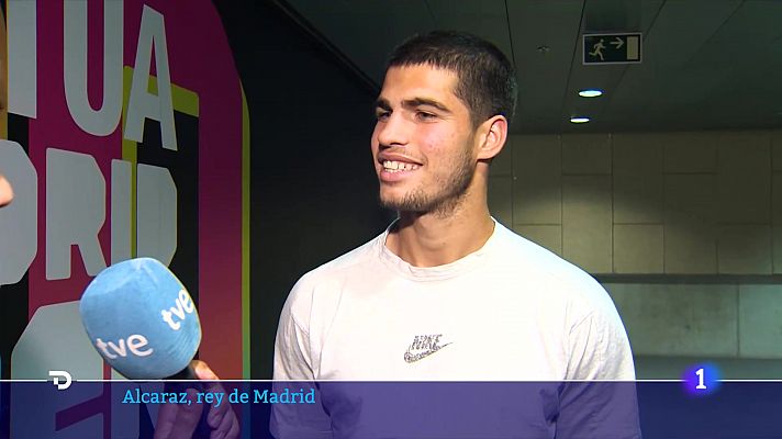 Telediario Fin de Semana - Mutua Madrid Open 2022 | Alcaraz, a TVE: "No jugaré en Roma, quiero preparar bien Roland Garros"