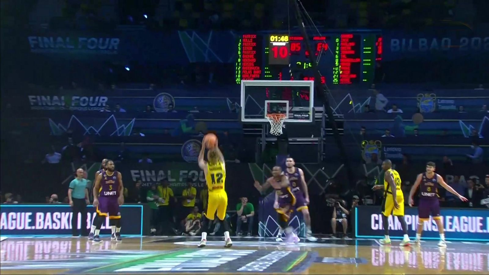 Baloncesto - Champions League. Final Four 3º-4º puesto: MHP Riesen - H Holon - RTVE Play