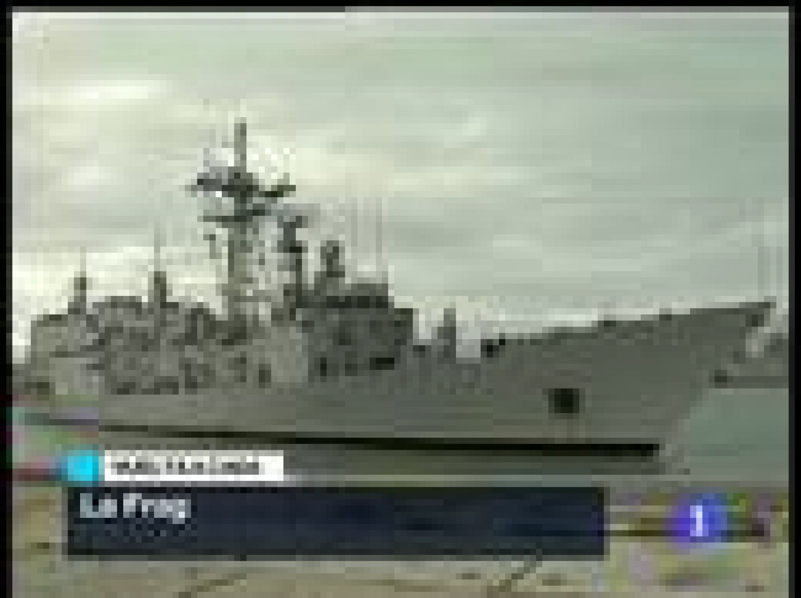 La fragata "Canarias" ha regresado hoy al puerto de la Base Naval de Rota (Cádiz) tras participar con "éxito" en la operación Atalanta, según ha asegurado el comandante Ignacio Bravo Cruz. 19/12/09.