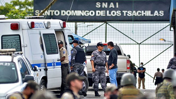 Telediario 2 - Al menos 41 presos mueren en un nuevo motín en una cárcel de Ecuador