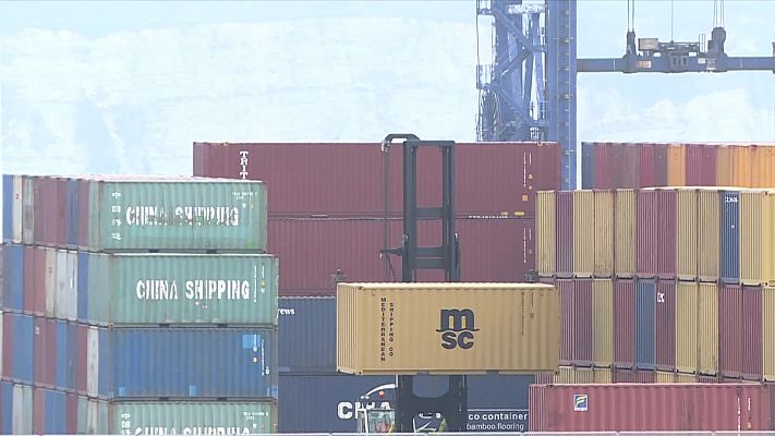 Telediario 2 - Oposición al comercio de armas en España