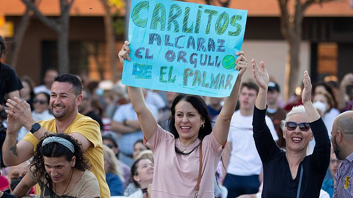 Carlitos Alcaraz, el nuevo ídolo de El Palmar y toda Murcia