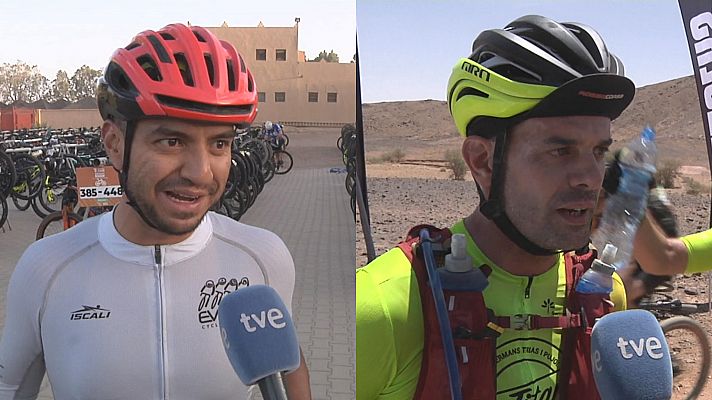 Telediario 2 - Un trasplantado y un intensivista: historias de médicos y vidas al límite en la Titan Desert