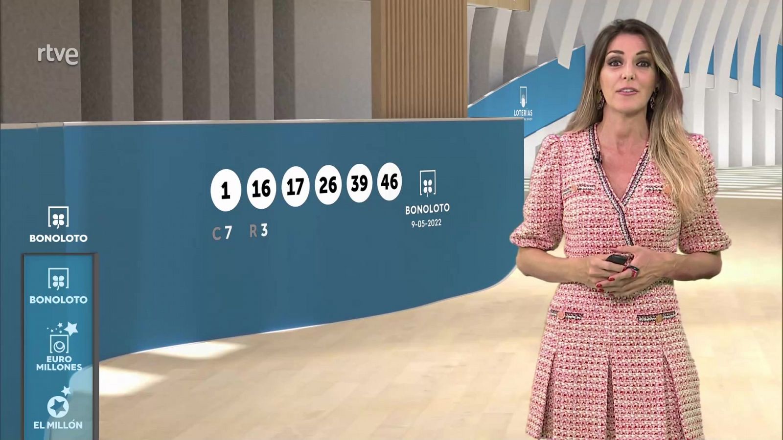 Sorteo de la Bonoloto del 09/05/2022 - ver ahora