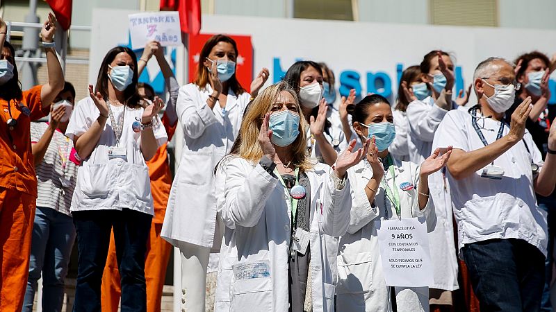 Huelga de médicos en Madrid contra la temporalidad
