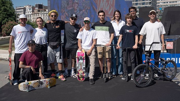 Telediario 1 - Madrid Urban Sports 2022 inaugura la carrera olímpica de los deportes urbanos