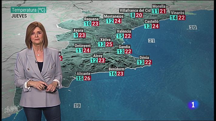 L'informatiu - Comunitat Valenciana - El tiempo en la Comunitat Valenciana - 11/05/22
