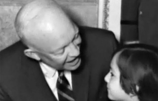 Eisenhower visita a Franco