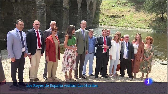 Los Reyes de España visitan Las Hurdes