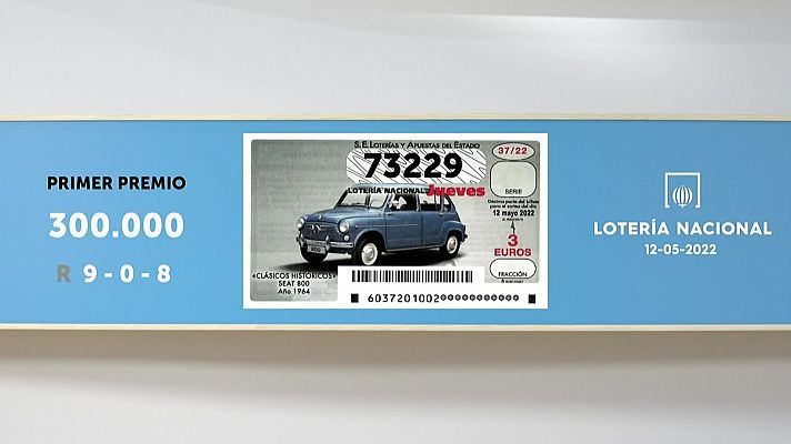 SELAE - Sorteo de la Lotería Nacional del 12/05/2022