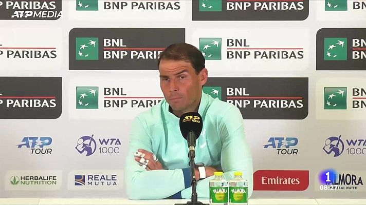 Telediario Matinal - Nadal: "No estoy lesionado, soy un jugador que vive con una lesión"