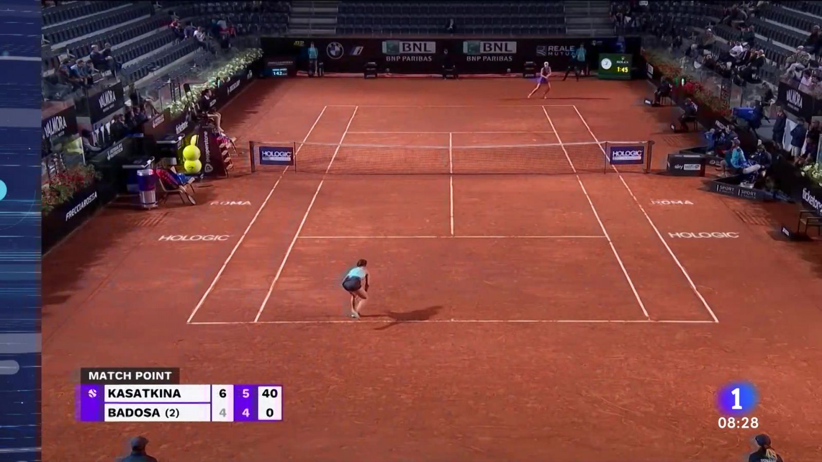 Paula Badosa cae eliminada en el Masters 1000 de Roma