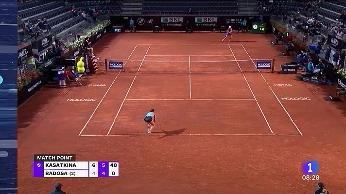 Telediario Matinal - Paula Badosa cae eliminada en Roma