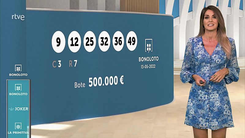 Sorteo de la Bonoloto y Euromillones del 13/05/22 - ver ahora