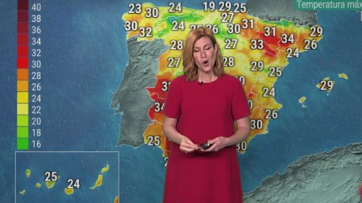 El tiempo - Nubosidad y posibilidad de chubascos en el interior peninsular para este sábado