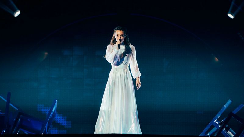 Eurovisión 2022 - Grecia: Amanda Georgiadi Tenfjord canta "Die Together" en la final