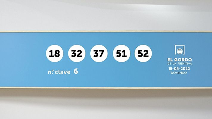 SELAE - Sorteo de la Lotería Gordo de la Primitiva del 15/05/2022