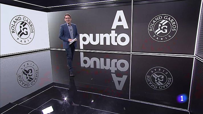 Telediario 2 - Alcaraz y Davidovich se preparan para su participación en Roland Garros