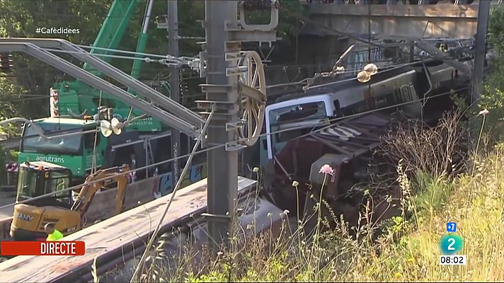 Cafè d'idees - S'investiguen les causes de l'accident del tren de mercaderies