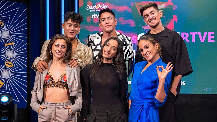 Eurovisión - Rueda de prensa de Chanel tras su vuelta de Turín