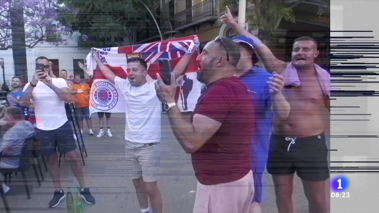 Miles de aficionados en Sevilla para la final de Europa League